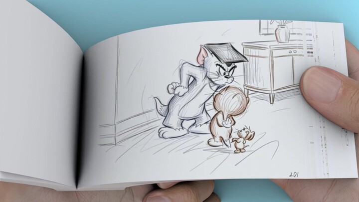 ใช้เวลาทำ 96 ชั่วโมง คลิปสั้นจากหนังสือภาพเลื่อนมือเรื่องแมวกับหนู