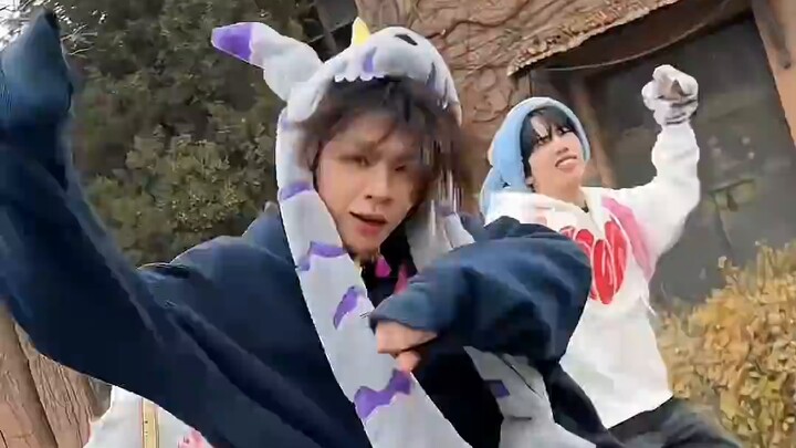 Formed a limited boy group with Wang Chenyi and BOY STORY Zihao! Super authentic cover of New Jeans'
