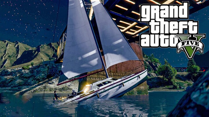 MUDIK GAGAL TOTAL, KAPAL NYANGKUT !! HAHAHA - GTA 5 Online Ngakak Abis! (52)