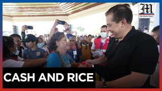 Romualdez leads distribution of relief packs, CARD launch in Palawan