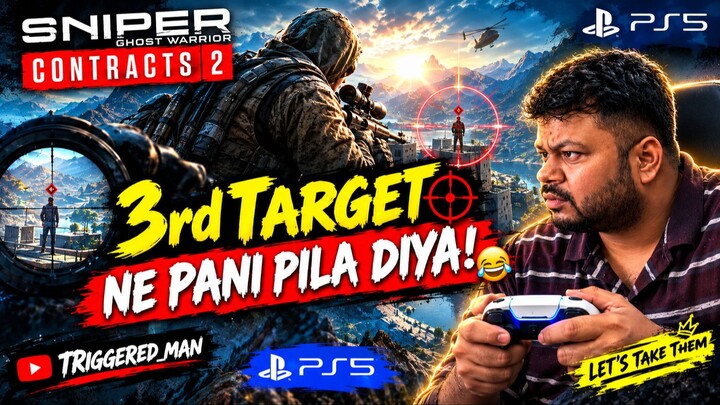 THE 3RD TARGET GAVE ME A HARD TIME! 😱🎯 | Sniper Ghost Warrior Contracts 2 | PS5 Gameplay