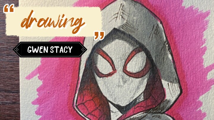 drawing Gwen Stacy spiderman