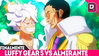 FINALMENTE LUFFY GEAR 5 VS ALMIRANTE KIZARU? A LUTA MAIS ESPERADA DE ONE PIECE - One Piece 1090