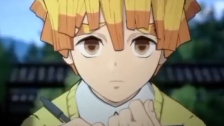 demon slayer zenitsu sedih