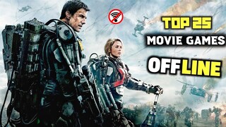 Top 25 Movie Based Games For Android HD OFFLINE