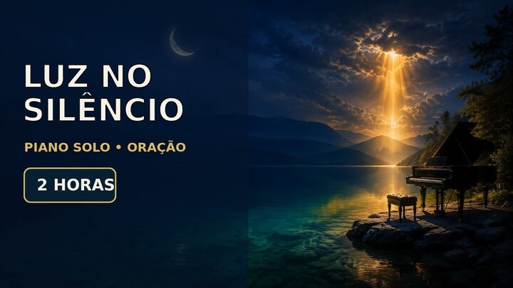 Luz no Silêncio 🙏 Piano Solo para Oração, Paz Interior e Relaxamento | 2 Horas