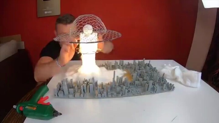 [DIY]Use LED lights to make a nuclear bomb explosion scene