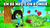Mèo Simmy Biến Thành "EM BÉ MÈO ZOMBIE ĐÁNG YÊU" Trong Minecraft
