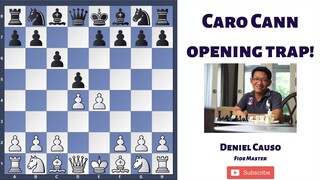OPENING TRAP #3! CARO CANN DEFENSE! Mga na experienced ni coach sa tournament!