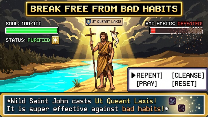 Break Free From Bad Habits Ancient Chant of St. John the Baptist for Repentance