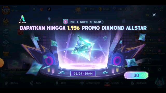 Diamond Gratis AllStar MLBB 2023