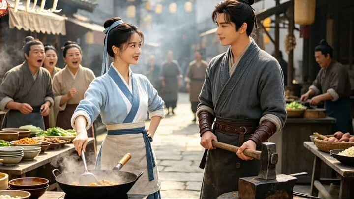 Istri sakti masak enak, suami tampan lembut selalu lindungi dia!#minidrama