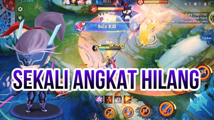 SEKALI ANGKAT HILANG