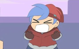 Soft BF scream but angry [FNF animation]
