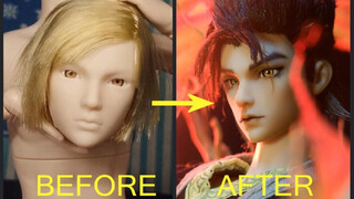 Doll Makeover with fire effects