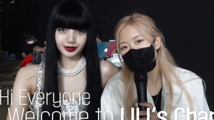 【Chaelisa】rosé menjenguk lisa di lokasi syuting, meniru tarian lisa, berperan sebagai staf, menganta