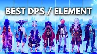 BEST DPS From EVERY ELEMENT !! C0 DPS Showcase! [ Genshin Impact ]
