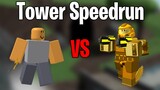 (Tower Speedrun) Gladiator vs Golden Scout | Tower Defense Simulator
