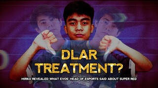 DLAR TREATMENT ON SUPER RED? EVOS'HEAD OF ESPORTS HAS SOMETHING TO SAY