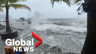 Typhoon Rai: Philippines hit with severe flooding as storm intensifies to Category 5