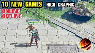 Top 10 Best NEW GAMES High Graphic for Android & iOS | Best 10 NEW OFFLINE & ONLINE Games for Mobile