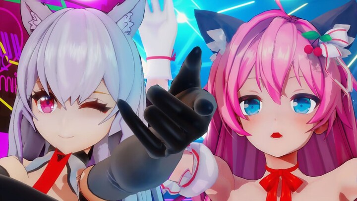 【MMD】Aktris Kosong Cherry, Guru Pengadilan Meow—Saya Tidak Tahu Mabuk