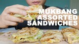 Mukbang Assorted Sandwiches (ASMR Korea Hongkong USA UK Indonesia Malaysia Singapore Philippines)
