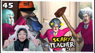 Pukulan Telak Buat Bu Tempe  - PRANK GURU JAHAD -  SCARY TEACHER 3D Part 45