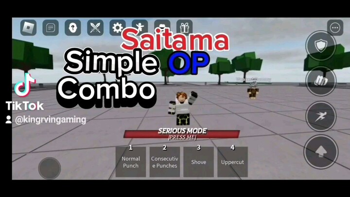 Saitama Simple Op Combo😮 | Strongest battlegrounds
