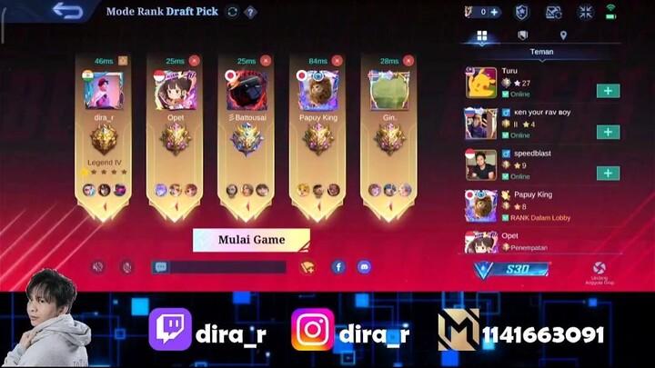 Faramis di Mid lanjut