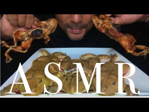 ASMR:Frog กบทอด(EATING SOUNDS)|COCO SAMUI ASMR #asmr#mukbang#frog#กินแปลก
