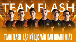 Team FLash lập kỷ lục ván đấu nhanh nhất, huỷ diệt nhất lịch sử Liên Quân