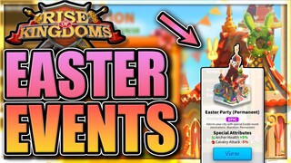 Sneak Peek at Easter Events [7k gem event live in K2] Rise of Kingdoms