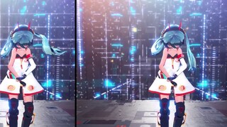 【3D Mata Telanjang】Miku tiga dimensi super【Gimme×Gimme】