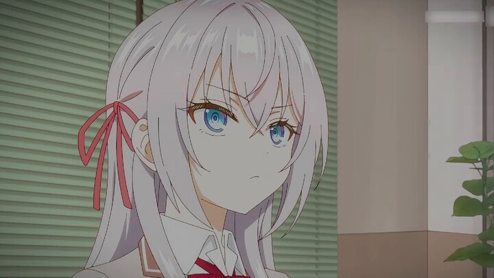 "Teman sekelas berambut putih yang cemburu dan gila, Ellie"