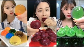 Thánh Ăn Đá Lạnh Như Ăn Kẹo Ngọt, Ăn Trái Cây Bộc Chocola - ASMR Ice Crunchy Eating sound#4