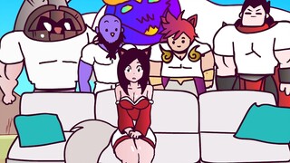 【LOL动画】满身大汗的阿狸！