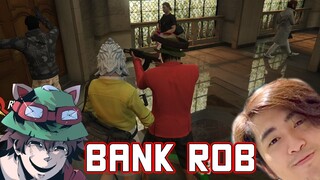 GTA V Bank Robbery #1 | w/ Gloco , Z4pnu and KingJayz