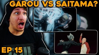 O GAROU É INSANO!!! | One Punch Man Episódio 15 REACT