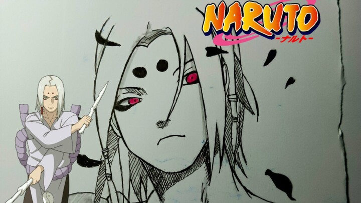menggambar kimimaro dari anime Naruto Uzumaki [NARUTO]