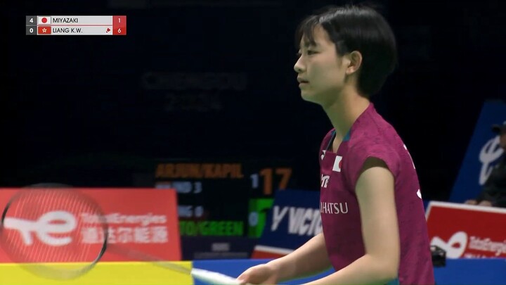 BWF Uber Cup Finals 2024 | Match 5 | Tomoka Miyazaki (JPN) vs. Liang Ka Wing (HKG) | Group C