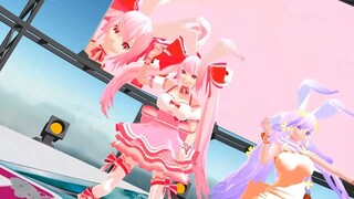 【di gi charat MMD】ラ・ビ・アン・ローズ・うさだあかりでライオン