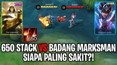 ALDOUS NEW 650 STACK VS BADANG MARKSMAN ~ MLBB