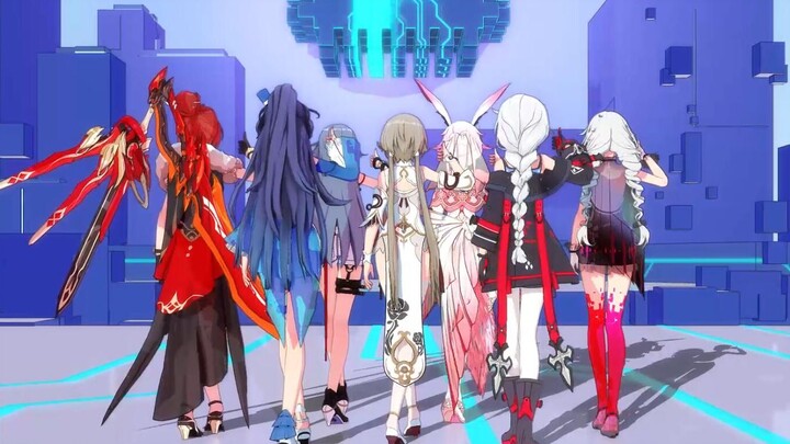 [Honkai Impact3-MMD] กลุ่มเทพธิดา Honkai Impact!