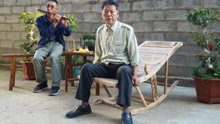 Craftsman-Handmade wooden rocking chair