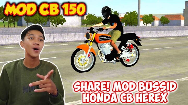 Share! mod Bussid honda CB 100 herex full animasi / Mod bussid