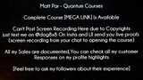 Matt Par  Quantum Courses download