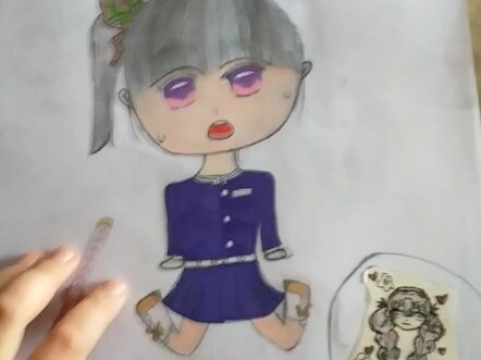 Come take a look at my 2025 Demon Slayer drawing (◦˙▽˙◦)