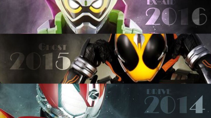 [Kế hoạch ba năm/MAD/Cắt hỗn hợp] Đây là nhà---Heisei Kamen Rider 2014-2016