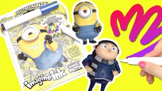 Minions The Rise of Gru Imagine Ink Activity Coloring Book with Magic Marker